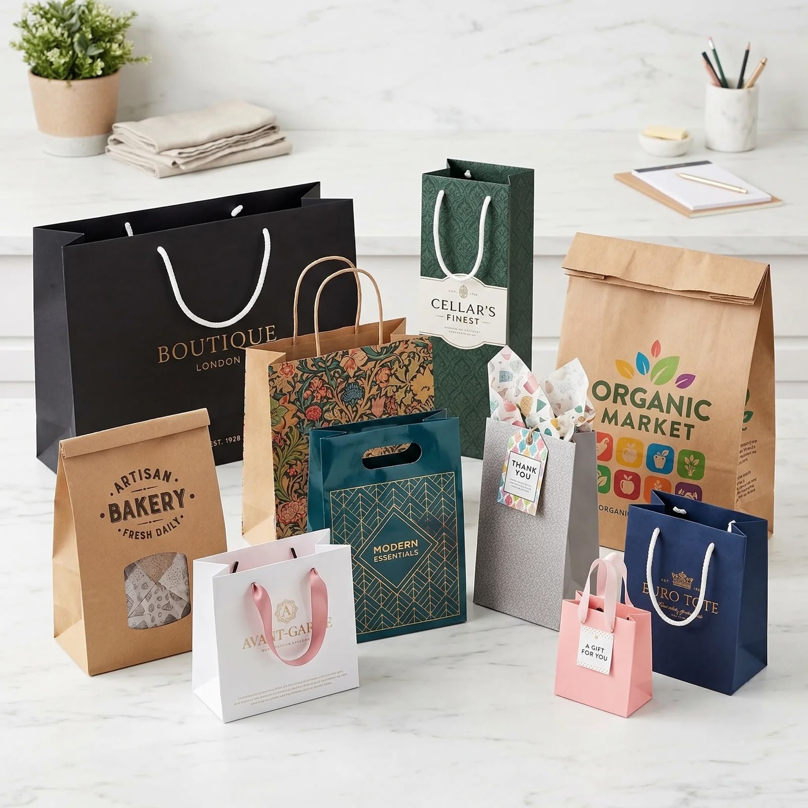 Bags with or without handles
