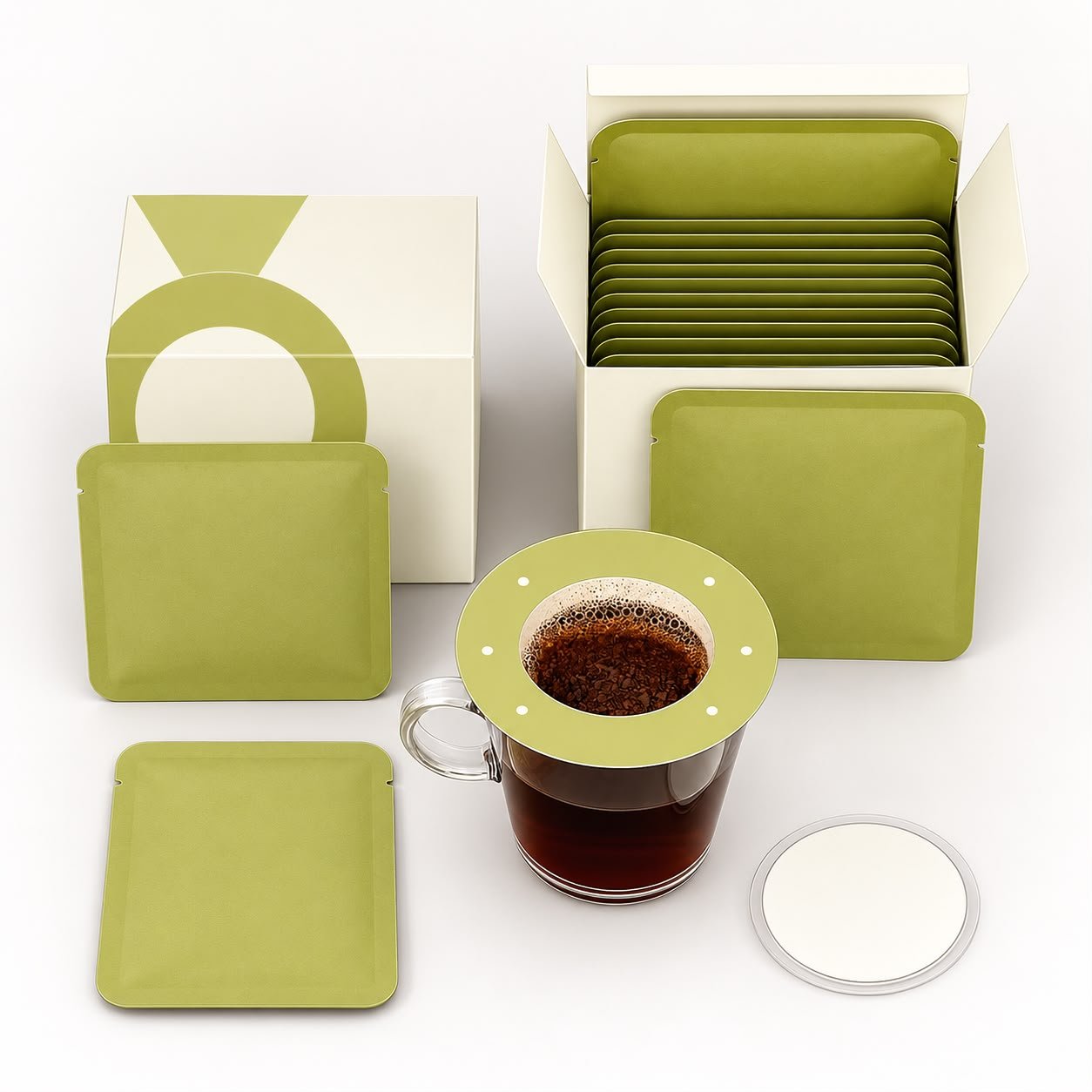 Drip coffee filter bags
