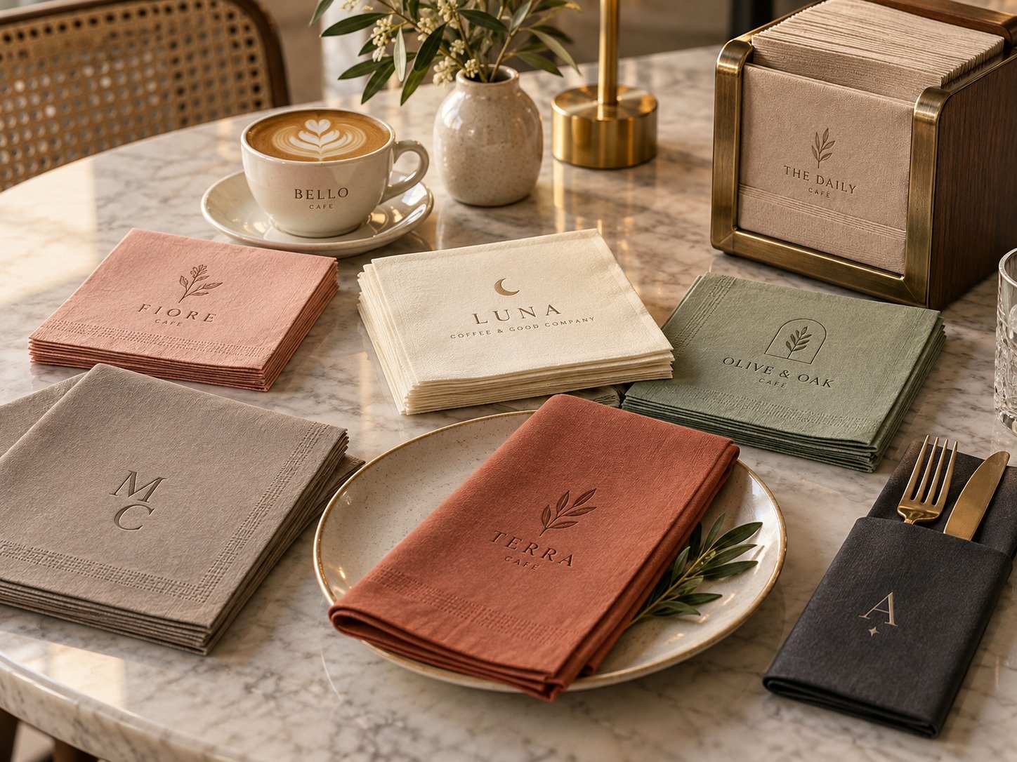 Custom printed napkins