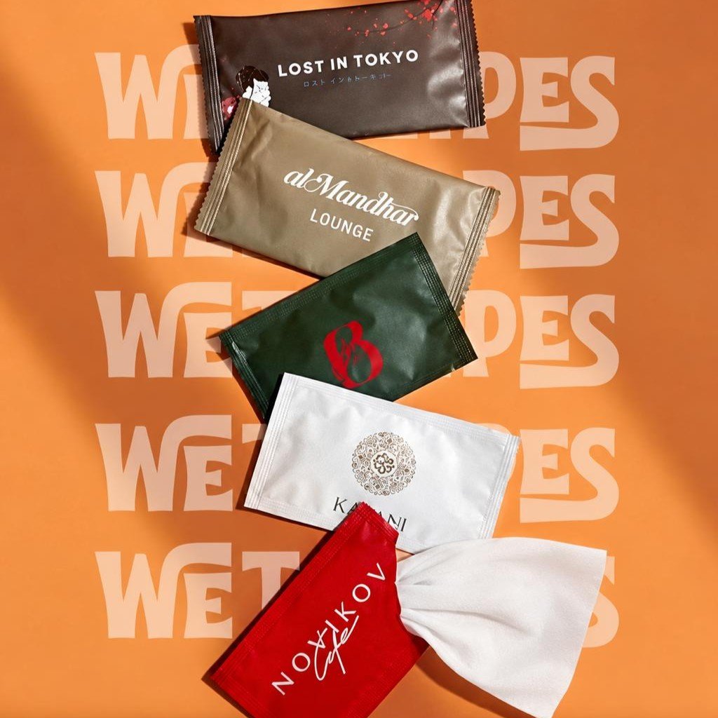 Individually packed wet wipes